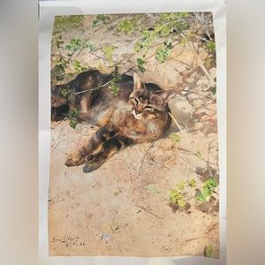 New Cat canvas poster